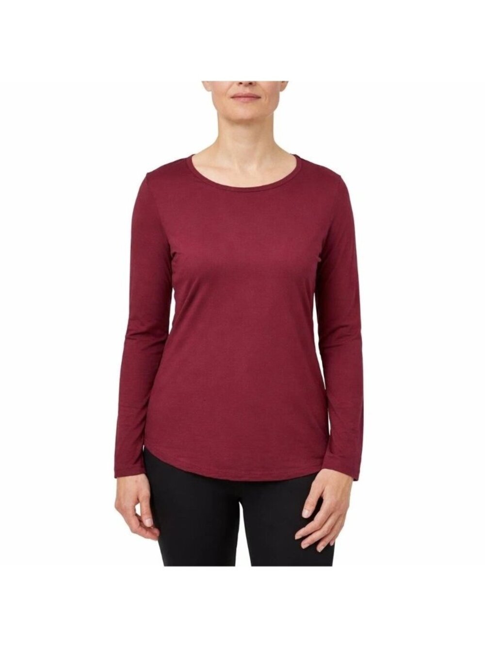 NWT Segments Women's XS Red Long-Sleeve 100% Merino Wool Top Base Layer